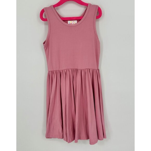 DotDotSmile Other - Dotdotsmile Girls Tank Dress Size 7 Solid Pink Super Soft NWT